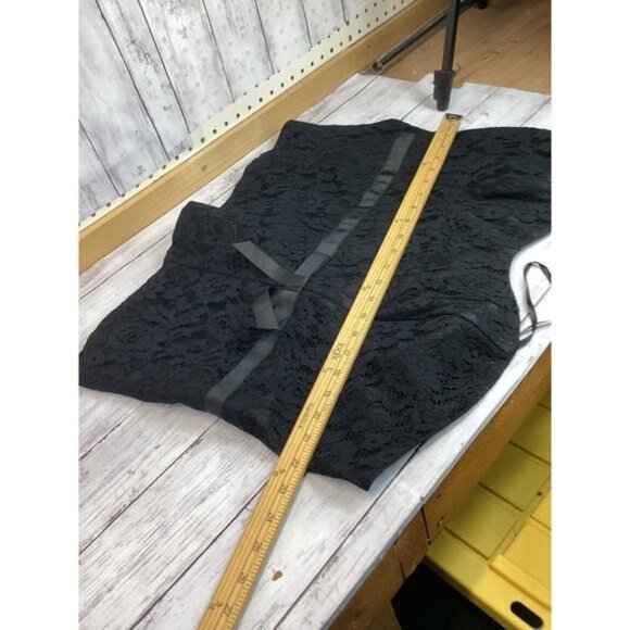 Country Club ChicLane Bryant Women's Corset-Style Lace Overlay Strapless Tops 24 - Picture 5 of 5